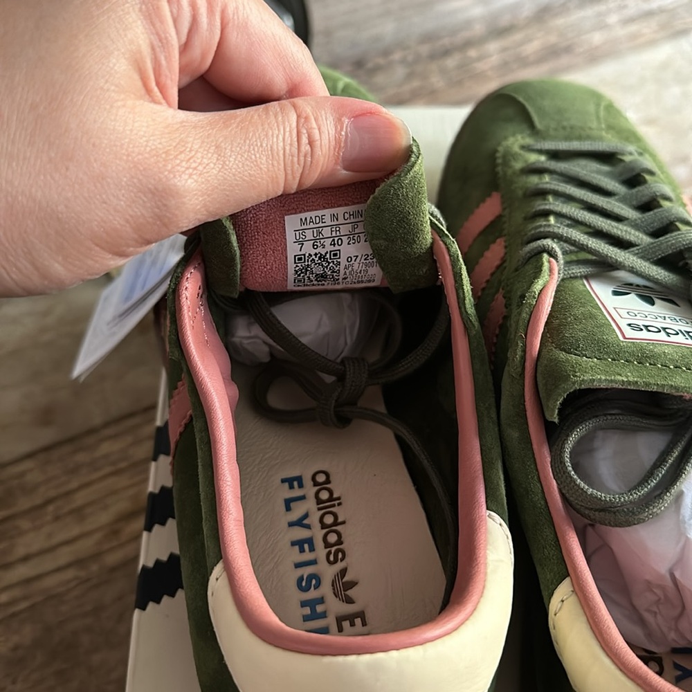 END. x Adidas Tobacco Flyfishing Sneakers - Picture 9 of 11